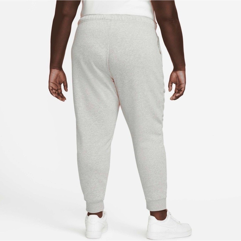 Nike Womens Club Fleece Jogger Pants Heather Grey Plus Size 3X NEW - Picture 5 of 6